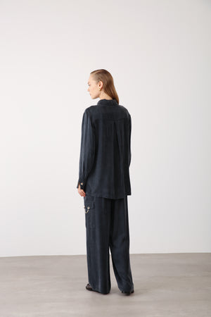 Wholesale Cupra Chain-Detail Pants - Black