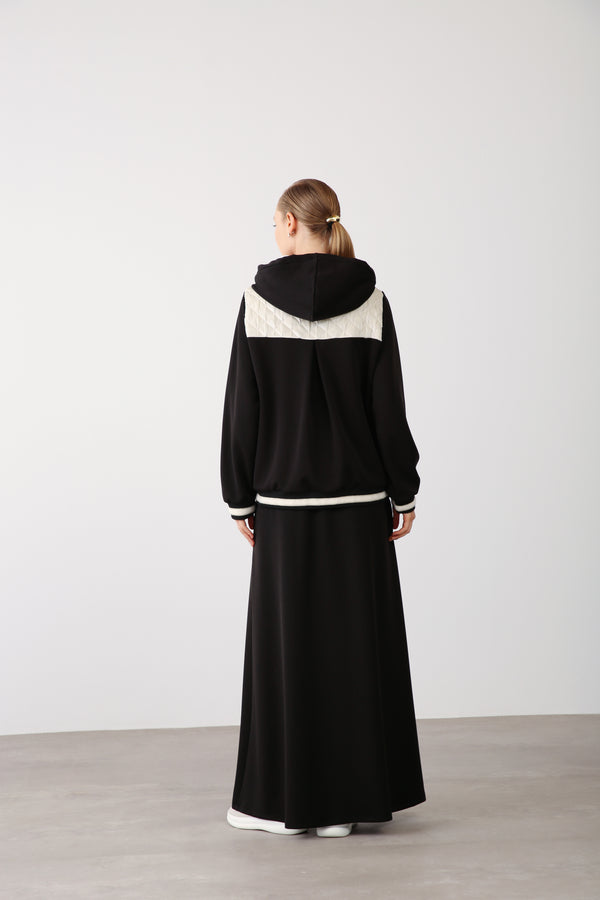 Wholesale Oysho Fabric Maxi Skirt - Black