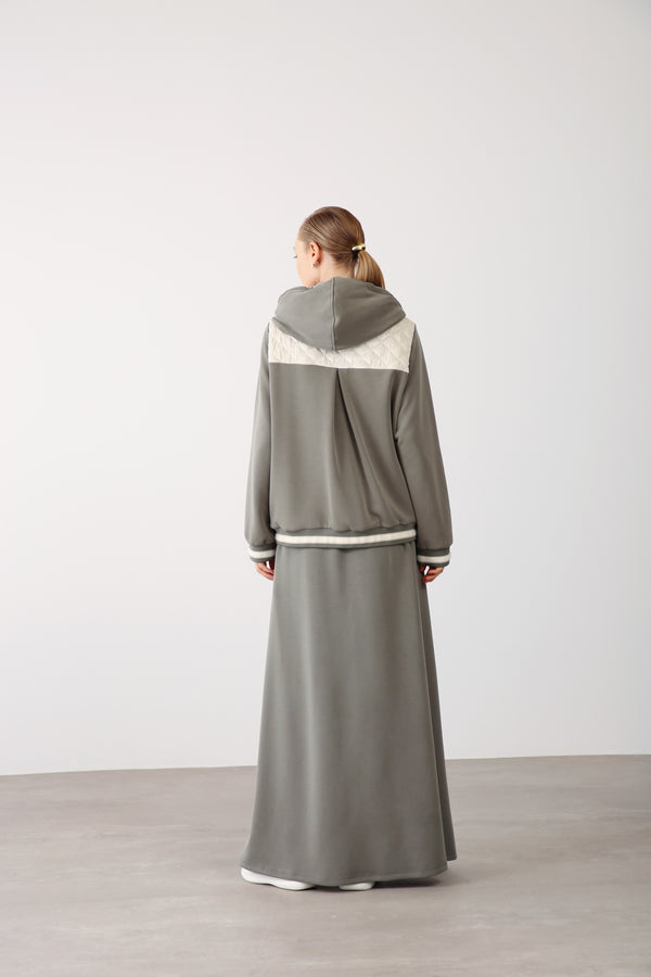 Wholesale Oysho Fabric Maxi Skirt - Khaki